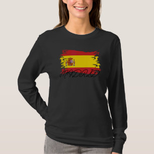 Madrid Capital Spain Flag España Hispania Iberian T-Shirt