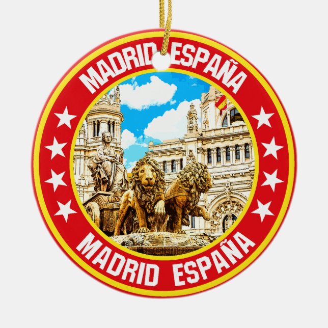 Madrid                                             ceramic tree decoration (Front)