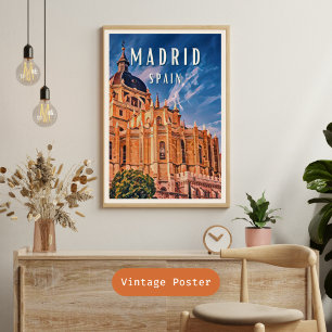 Madrid, city of Spanish gastronomy Poster