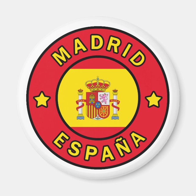 Madrid España Magnet (Front)