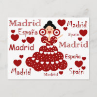 Madrid España muñeca flamenca