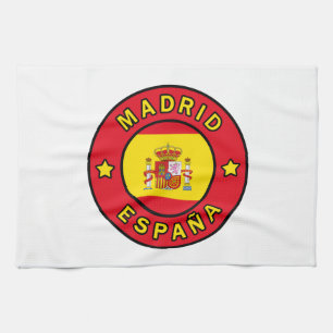 Madrid España Tea Towel