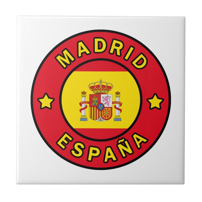 Madrid España Tile (Front)