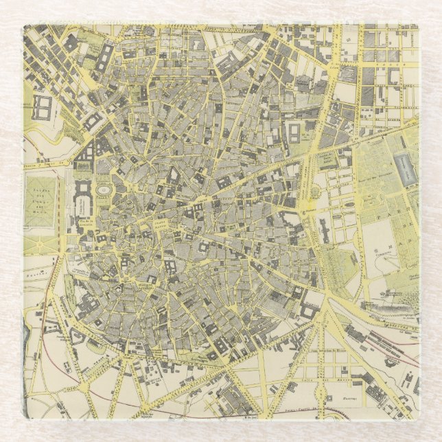 Madrid Glass Coaster (Front)