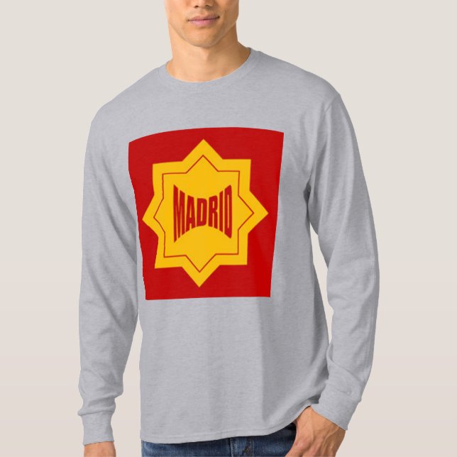 MADRID gray T-shirt (Front)