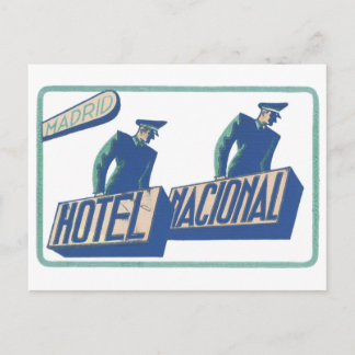 Madrid Hotel Nacional Postcard