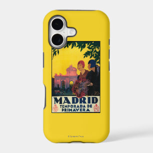 Madrid in Springtime Travel Promotional Poster