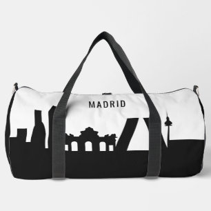 Madrid Landmarks custom name Duffle Bag