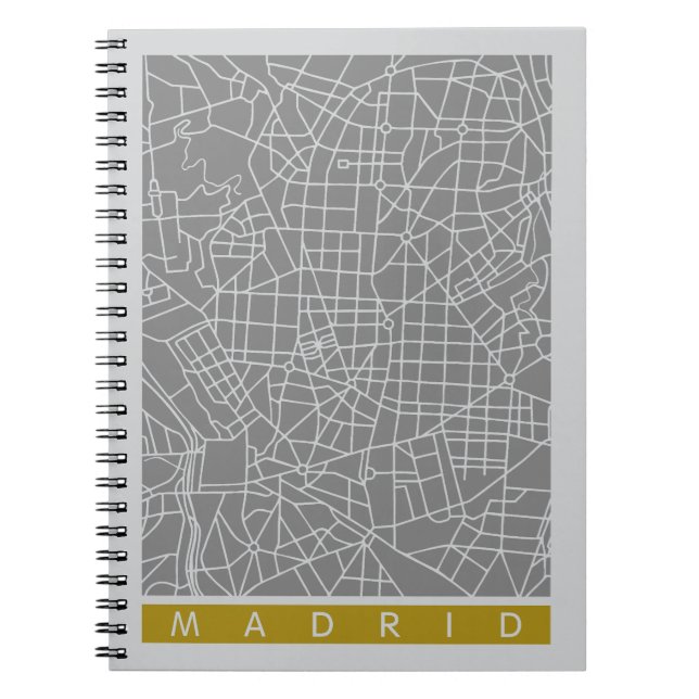 Madrid map notebook (Front)
