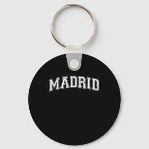 Madrid Most Populous City Capital of Spain Key Ring