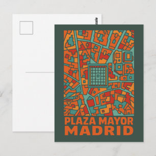 Madrid Plaza Mayor Postcard