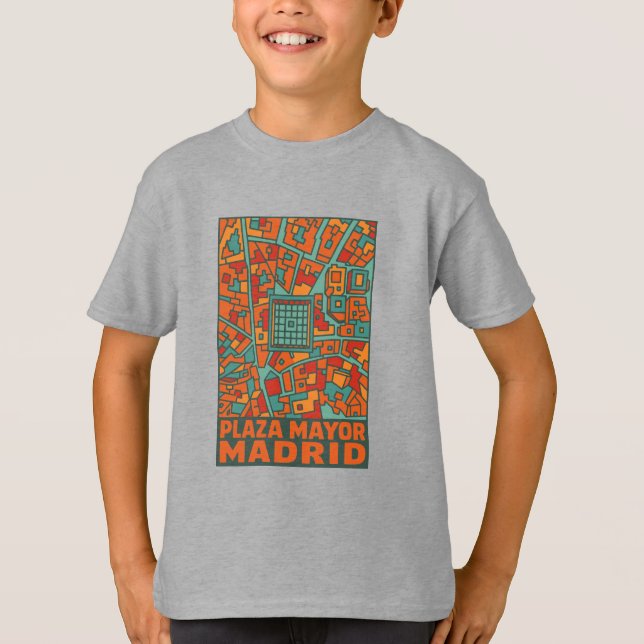 Madrid Plaza Mayor T-Shirt (Front)