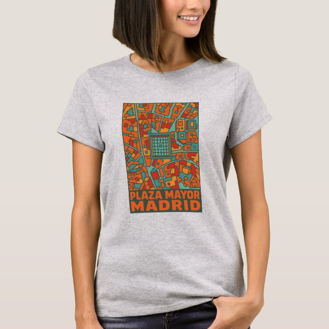Madrid Plaza Mayor T-Shirt (Front)