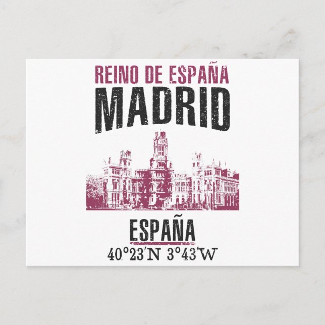 Madrid Postcard (Front)