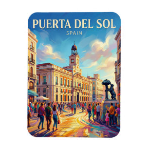 Madrid - Puerta del Sol Spain Magnet
