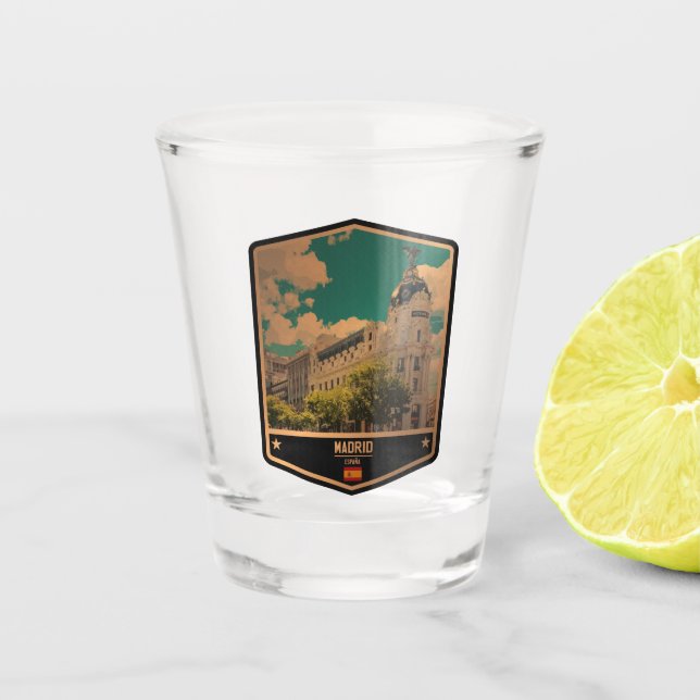 Madrid Shot Glass (Front)