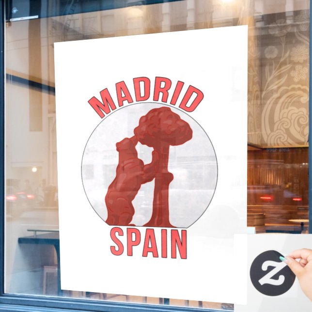 Madrid Spain (Cafe Window)
