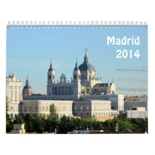 Madrid, Spain 2014 Calendar