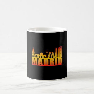 Madrid Spain City Cityscape Skyline Funny Gift Coffee Mug