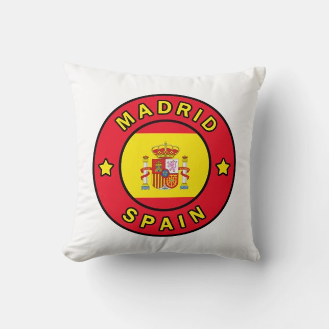 Madrid Spain Cushion (Front)