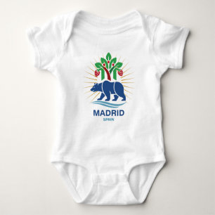 Madrid Spain Europe Baby Bodysuit