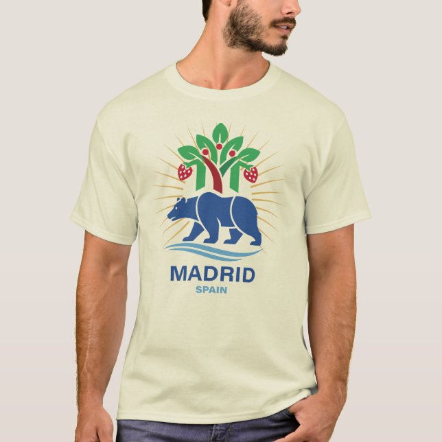 Madrid Spain Europe T-Shirt (Front)