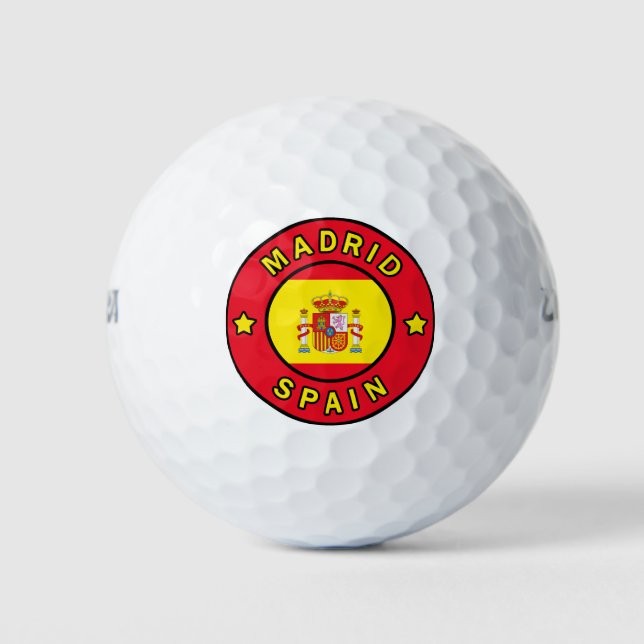 Madrid Spain Golf Balls (Front)