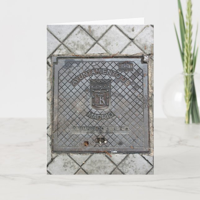 Madrid, Spain Greeting Card (Front)