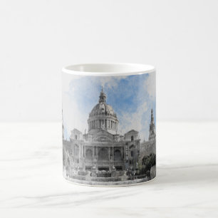 Madrid Spain – Holiday Souvenir with Scenic City Coffee Mug