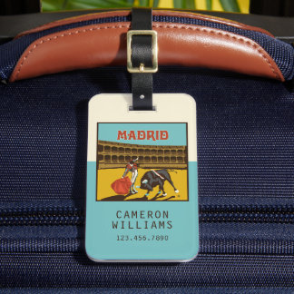 Madrid, Spain Luggage Tag