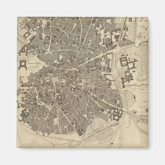 Madrid, Spain Magnet (Front)