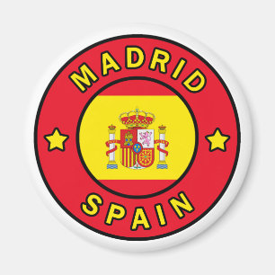 Madrid Spain Magnet