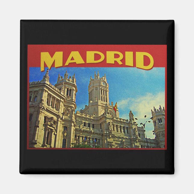 Madrid Spain Magnet (Front)