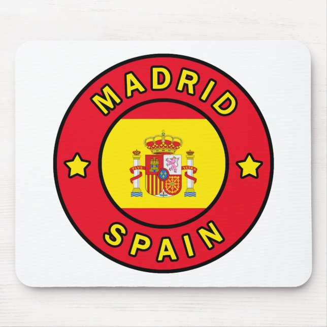 Madrid Spain Mouse Pad (Front)