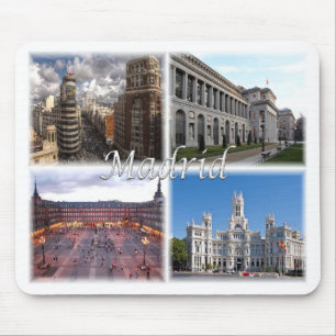 Madrid Spain Mouse Pad
