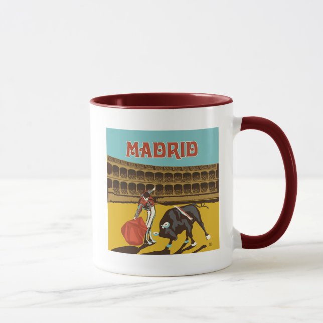 Madrid, Spain Mug (Right)