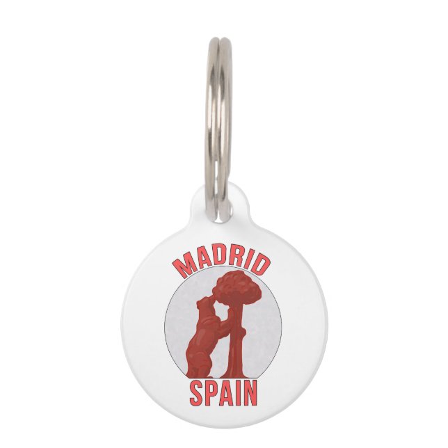 Madrid Spain Pet Tag (Front)
