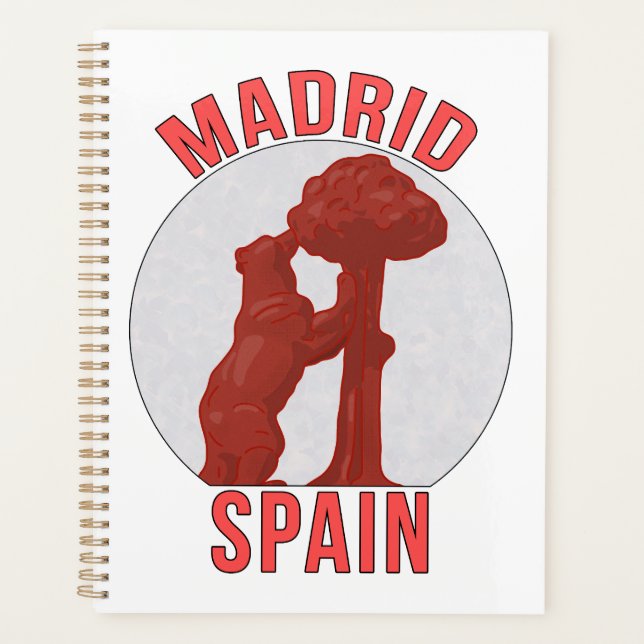 Madrid Spain Planner (Front)