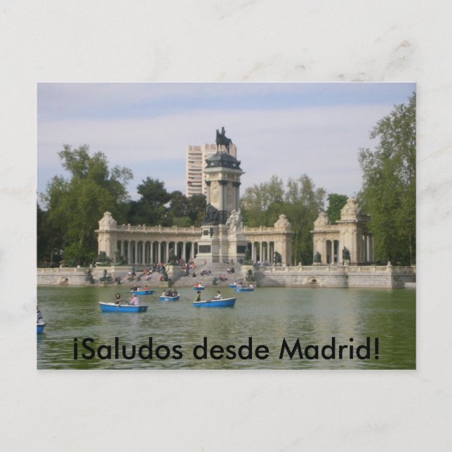 Madrid, Spain post card (Front)
