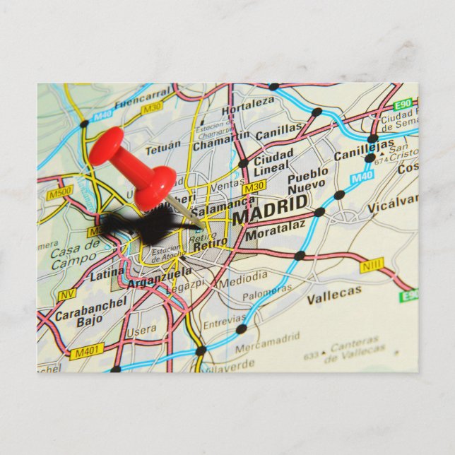 Madrid, Spain Postcard (Front)