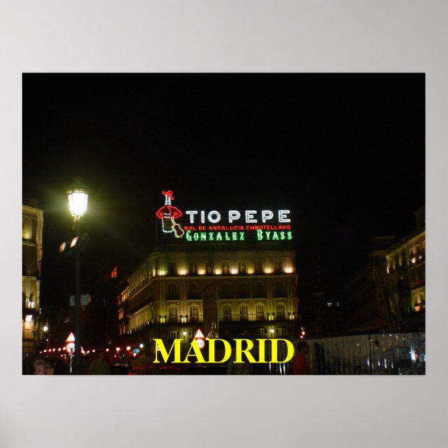 Madrid-Spain Poster (Front)