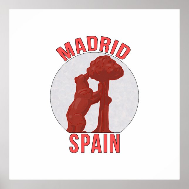 Madrid Spain Poster (Front)