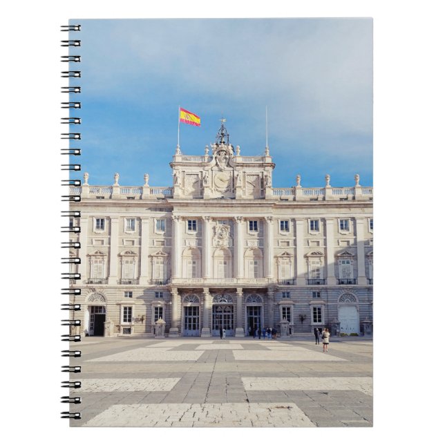 Madrid Spain Royal Palace Fortress Notebook (Front)