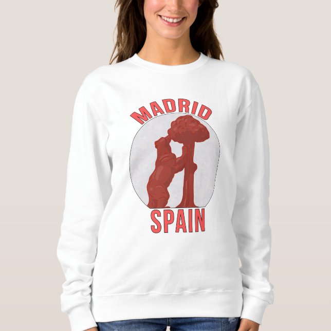 Madrid Spain Sweatshirt (Front)