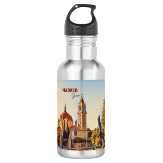 Madrid Spain Travel landscape souvenir 532 Ml Water Bottle
