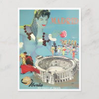 Madrid Spain vintage travel