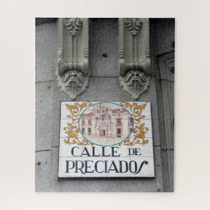 Madrid Street Sign - 16x20 - 520 pcs Jigsaw Puzzle
