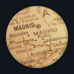 Madrid Vintage Map Magnet<br><div class="desc">Madrid vintage map magnet.</div>