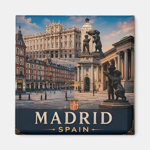 🧲 Madrid Weekend Trip Memory From Spain 🌞 Magnet