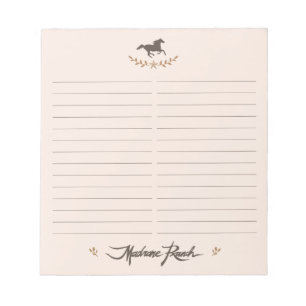 Madrone Ranch Notepad 2